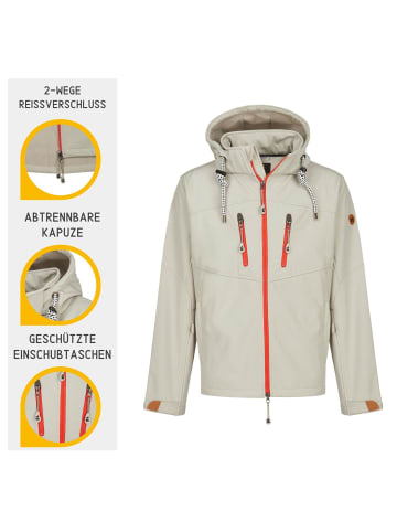 mh michael heinen Softshelljacke "Helgoland" in hellgrau