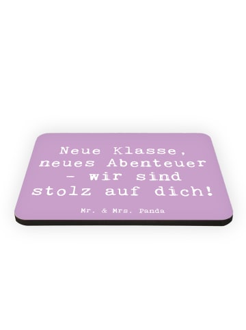Mr. & Mrs. Panda magnet Spruch Erster Schultag Abenteuer mit Spruch in Lavendeltraum