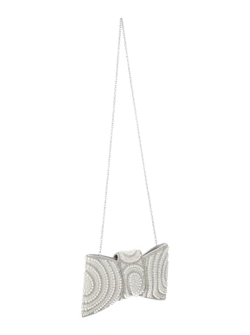 faina Women Clutch in Silver