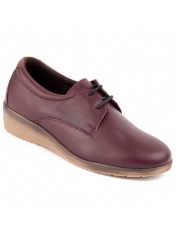 Purapiel Schnürschuhe Keilabsatz Anilav in Bordeaux