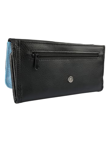 Mr. & Mrs. Panda Portemonnaie für Damen Pinguin mHerzieren mit ... in Eisblau