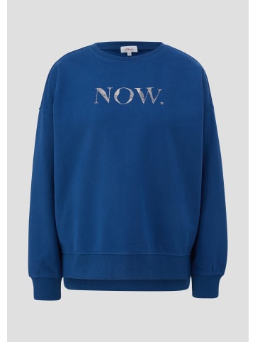 s.Oliver Sweatshirt in 56D1_ozeanblau