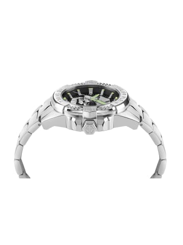 Philipp Plein Analoguhr für Herren in silber