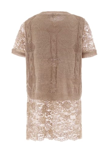 Usha Women Sweater in Taupe