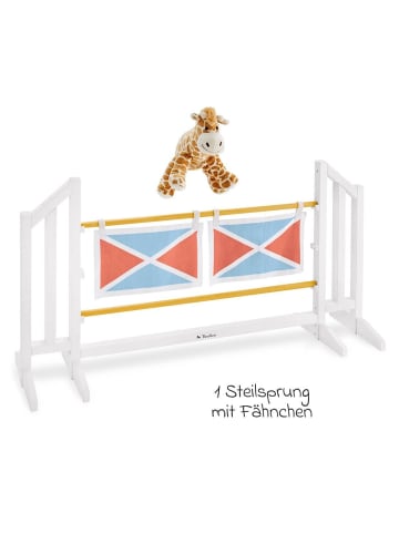 Pinolino Hürden-Set Stormy mit abnehmbaren Fähnchen in white