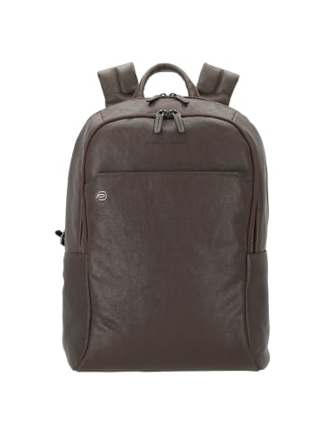 Piquadro Black Square 17 - Rucksack 15.6" 44 cm in dark brown