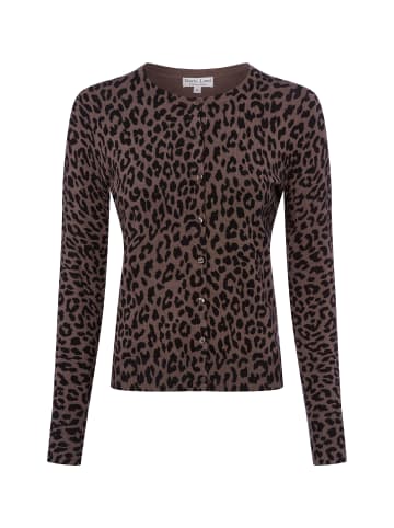 Marie Lund Strickjacke in schlamm schwarz - 0001