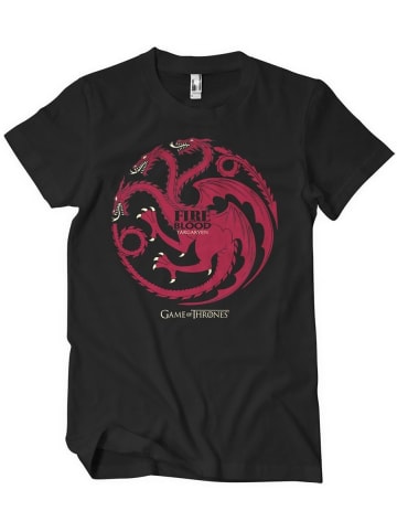 Game of Thrones T-Shirt "Targaryen Fire Blood Big Tall T-Shirt" in Schwarz