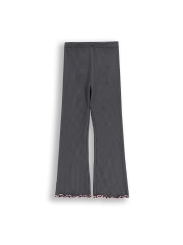 Coccodrillo Gerippte Leggings mit langem Bein in schwarzgrau