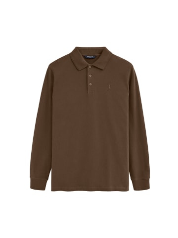 Polo Club Poloshirt MAN RIGBY GO POLO LS IO LONG SLEEVE REGULAR FIT in Braun