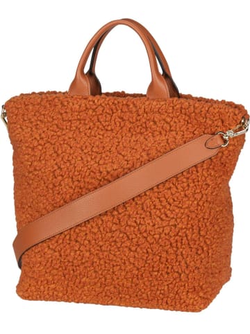 Abro Handtasche Raquel Faux Shearling 30004 in Rust