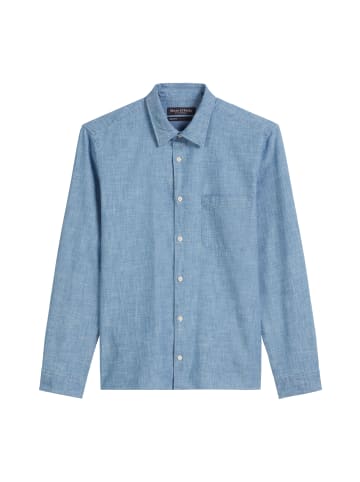 Marc O'Polo Hemd shaped in Medium Blue