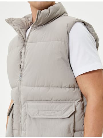 KOTON WESTE ANORAK in Grau