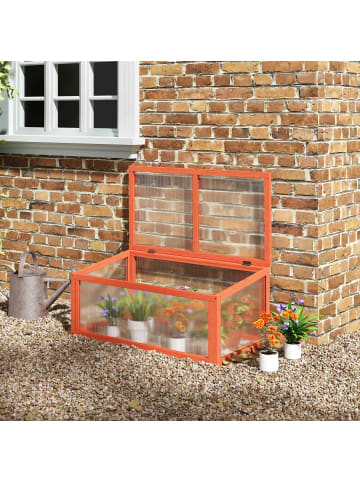 Outsunny Frühbeet in Orange 90L x 46B x 40H cm