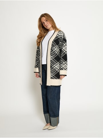 Peppercorn Strickjacke in Black Jacquard