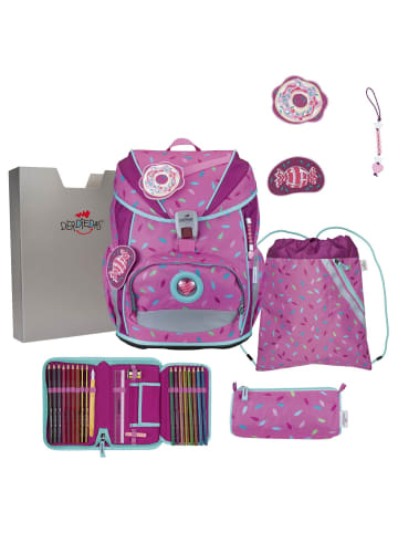 DerDieDas ErgoFlex Light - Schulranzen Set 5tlg. 800g (Purple Unicorn) in Sweet Sprinkles