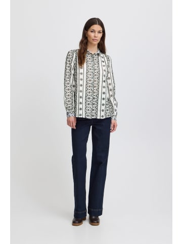 Atelier Rêve Langarmhemd IRBEACE SH 20121269 moderne Bluse in Weiß