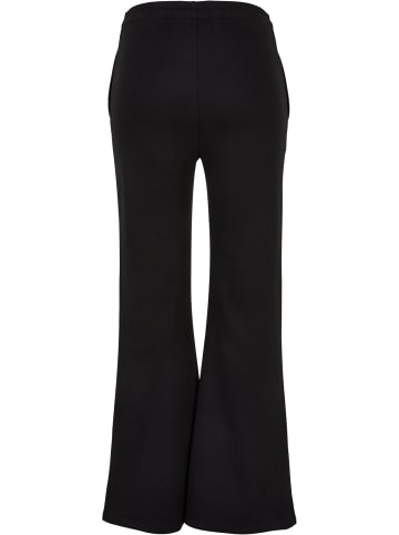 Urban Classics Urban Classics Damen Ladies Flared Pin Tuck Terry Pants in black