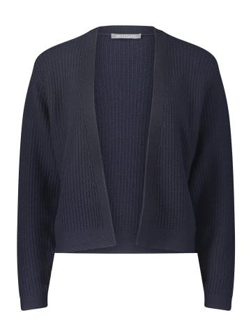 BETTY & CO Strick-Cardigan ohne Verschluss in Navy Blue