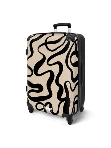 NoBoringSuitCases Suitcase, Koffer, Reisekoffer Abstrakte Wellen