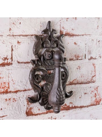 AltoBelli Türklopfer ANGELO Metall Antik Rost Braun 17x10 cm