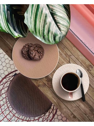 Seltmann Weiden 6er Set Untertassen Life Fashion in ø 13,5 cm in Posh Rose
