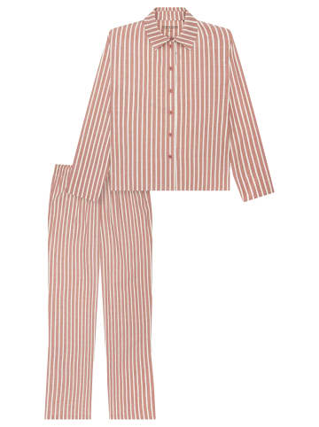 Schiesser Schlafanzug Selected Premium in Terracotta