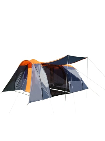 MCW Campingzelt A99 für 6 Personen, Orange/grau