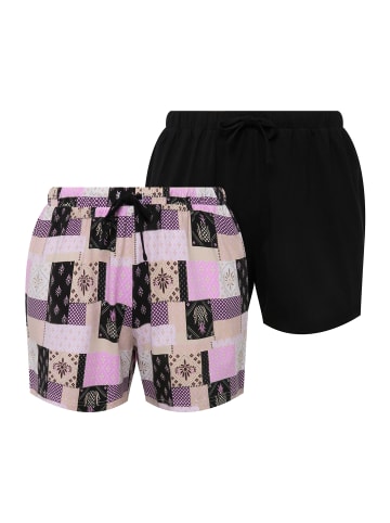 Ulla Popken Pyjama-Hose in schwarz