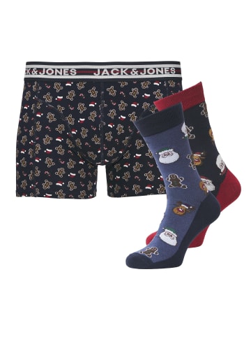 Jack & Jones 2er-Pack Unterwäsche-Geschenkbox in Navy Blazer