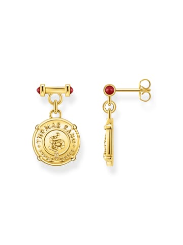 Thomas Sabo Ohrringe in gold, rot