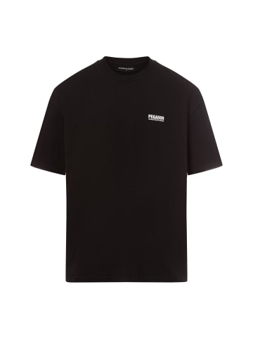 PEGADOR T-Shirt Clinton in schwarz