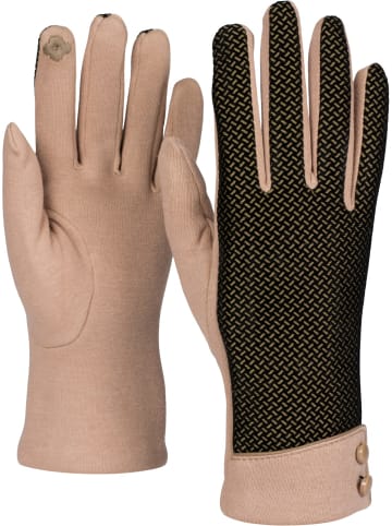 styleBREAKER Touchscreen Handschuhe in Hellbraun