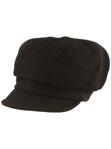 BREITER Ballonmütze in schwarz