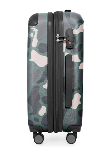 Hauptstadtkoffer Spree - Koffer Flugzeug Trolley Handgepäck Hartschale TSA 42L in Camouflage