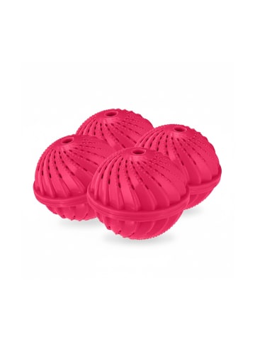 4 x Waschball in Pink