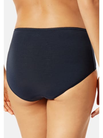 UNCOVER BY SCHIESSER Midi Slip Bamboo Cotton in Dunkelblau