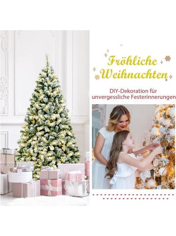 COSTWAY Künstlicher Weihnachtsbaum in Grün