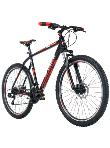 KS CYCLING Mountainbike Hardtail 27,5'' Morzine in schwarz-rot