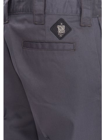 King Kerosin King Kerosin King Kerosin Workwear Shorts in Oil-Washed Optik Garage Wear in grey