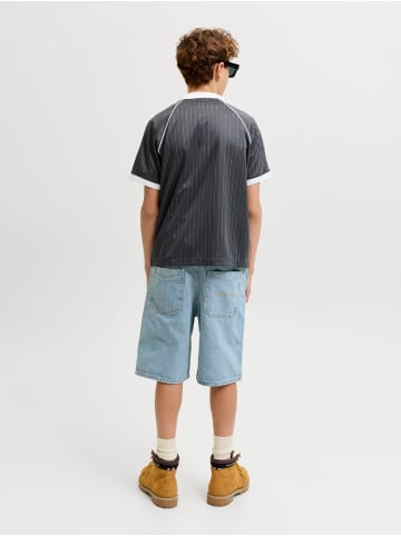 JACK & JONES Junior Poloshirt Jacquard Jcoeterna in asphalt