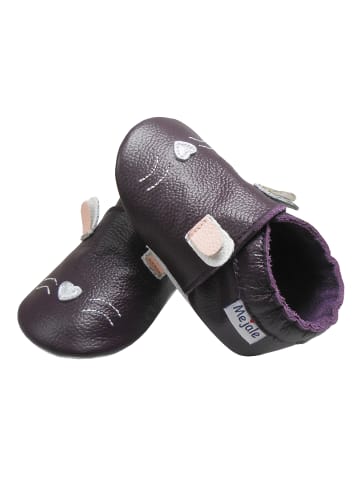 Mejale Baby Krabbelschuhe aus Leder, weiche Lauflernschuhe mit rutschfester Sohle