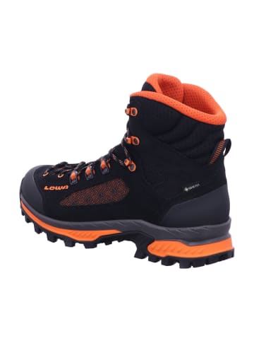 LOWA Wanderschuhe CORVARA GTX MID in schwarz/orange