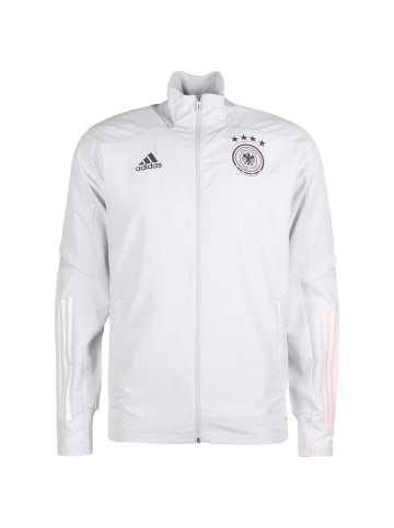 adidas Performance Funktionsjacke DFB EM 2021 in hellgrau / schwarz