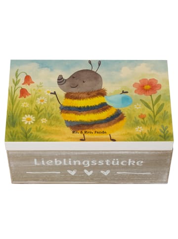 Mr. & Mrs. Panda Geschenkbox Hummel flauschig Design ohne Spruch in Weiß