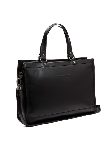 The Chesterfield Brand Manly Schultertasche Leder 40 cm Laptopfach black