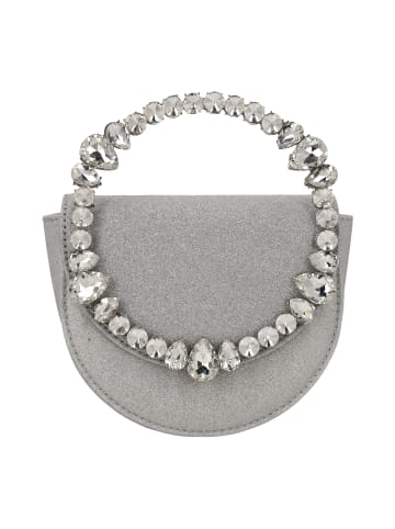 faina Women Clutch in Silver