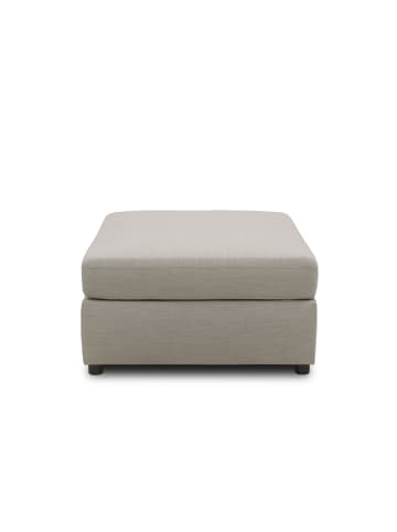 58 aufm Kessel GARTENLOUNGE Hocker Bozhana 96x44x78 mit Outdoorbezug in silber