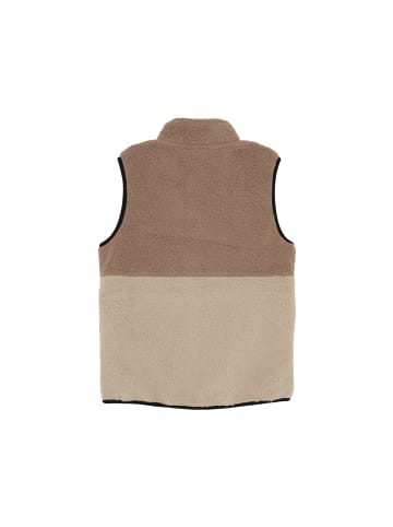 Color Kids Plüschweste COFleece Vest in Braun