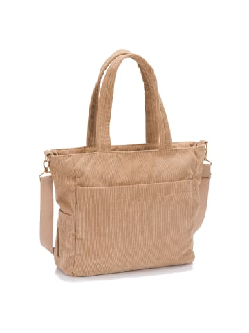 fillikid Wickeltasche Cord in Nougat